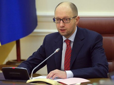 Thủ tướng Ukraine Arseniy Yatseniuk.
